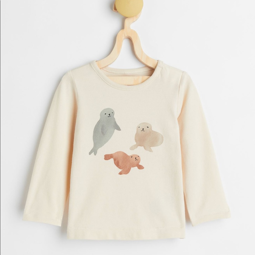 Cotton jersey top